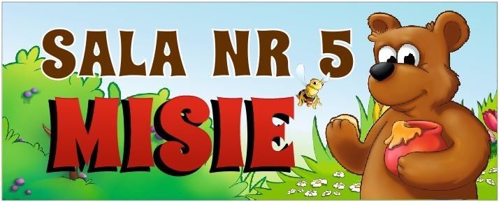 Tabliczka na drzwi - sala Misie ZT012