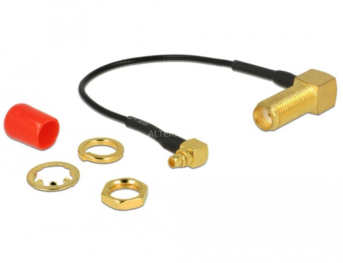 Delock Ant 90° blue >MMCX St 10cm (HA-SR75S-w)