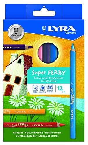 Lyra Super Ferby kredki, sortowane, lakierowane 3721120