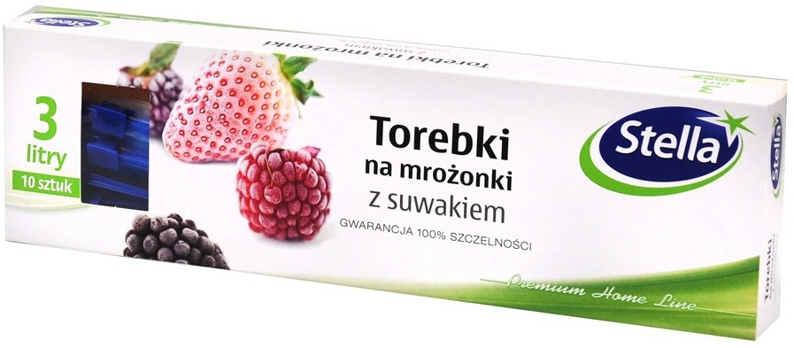 Stella Torebki na mrożonki ze struną 3 l 10szt.