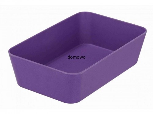 MISKA SALATERKA FIOLETOWA 22 x14 x 6 cm