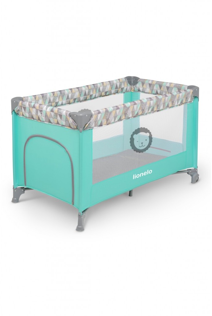 Lionelo Łóżeczko Adriaa turkusowe 5Y37GM 5Y37GM SAM One size