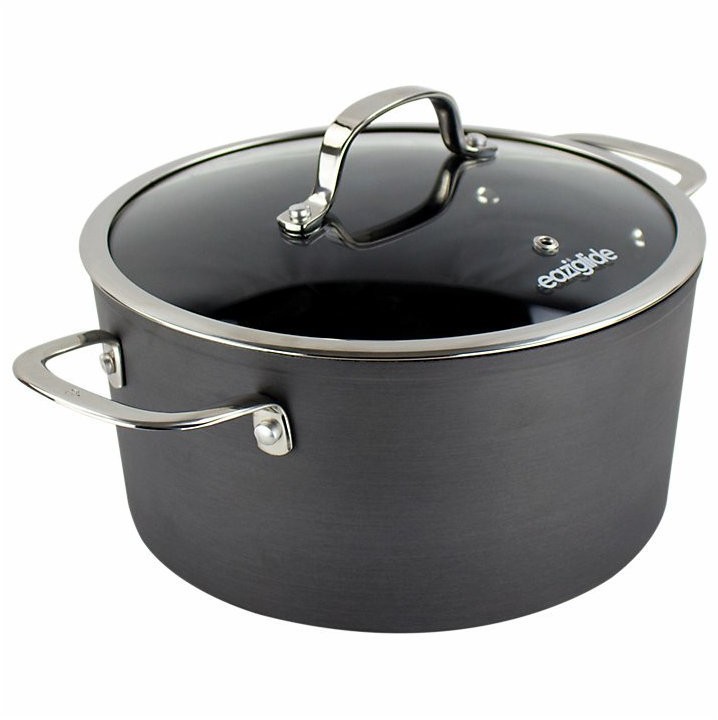 Eaziglide Garnek z pokrywką Neverstick3 Eaziglide 24 cm