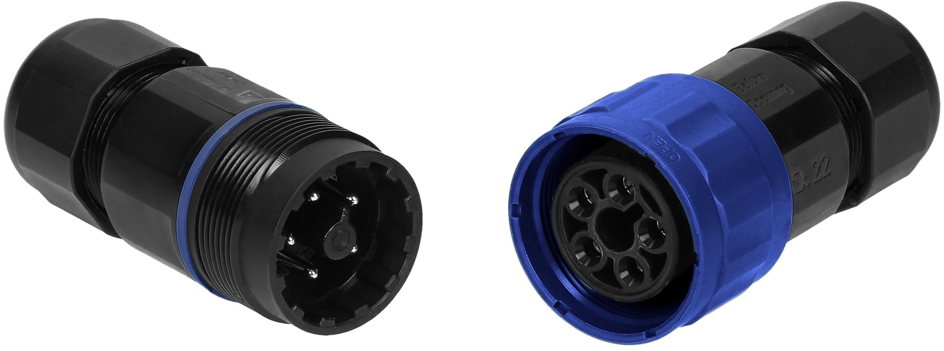 Orno Konektor kablowy gniazdo-wtyczka 5x4mm2 IP68 10 sztuk OR-AE-13613/10