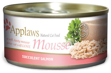 Applaws Cat Mousse Tin 70 g Salmon karma mokra dla kota z łososiem