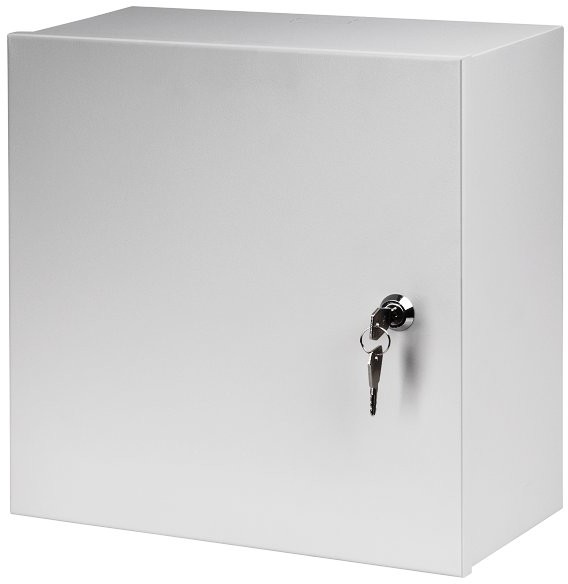 Skrzynka obudowa rozdzielnica metalowa 30x30x14cm.