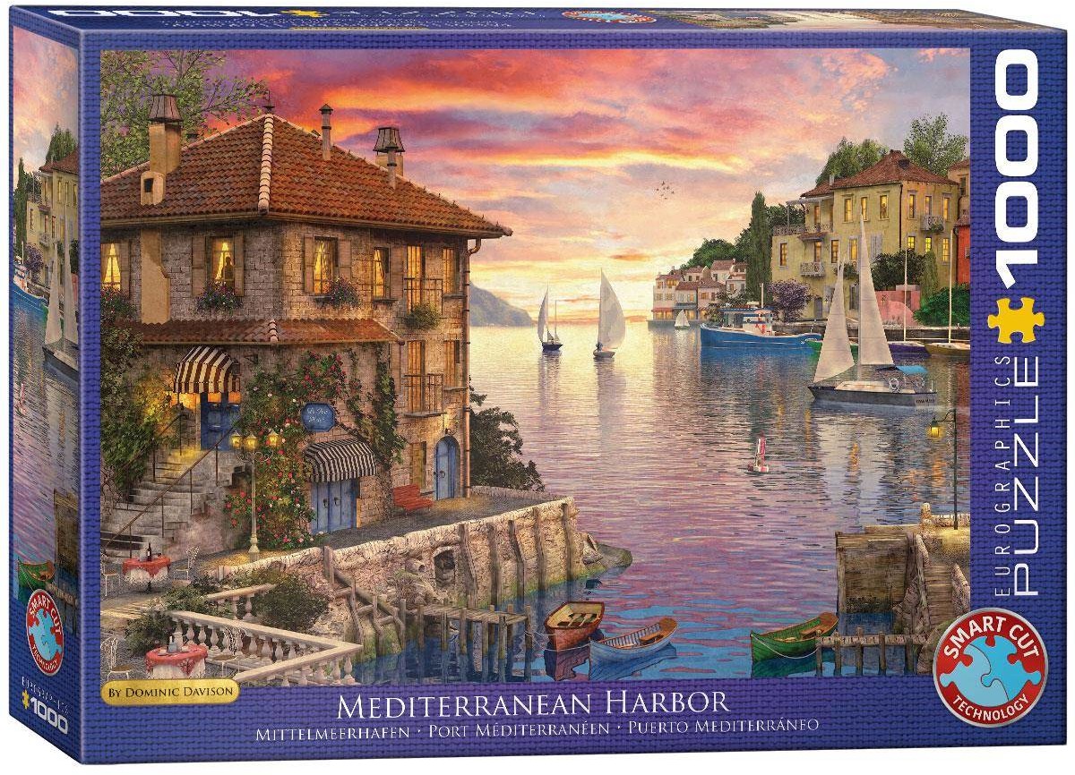 Eurographics Puzzle 1000 Mediterranean Harbor 6000-0962 -