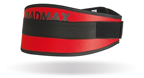 MADMAX madmax Simply The Best Fitness pas pas do podnoszenia crossfit Gym Training ciężarów KULTURYSTYKA Training..., czerwony, xxl MFB-421-XXL