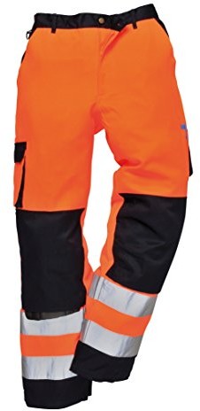 Portwest portwest ARBI etskl jeździecka mężczyzn Roubaix bezpieczeństwo Żółty spodni, s TX51ONRS