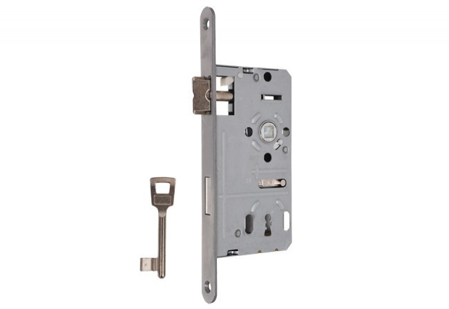 Zamek wpuszczany 02011 72/55 KL stal nierdzewna