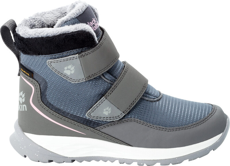 Jack Wolfskin Polar Wolf Texapore VC Buty Dzieci, szary/niebieski EU 36 2021 Buty codzienne 4036172-6514360