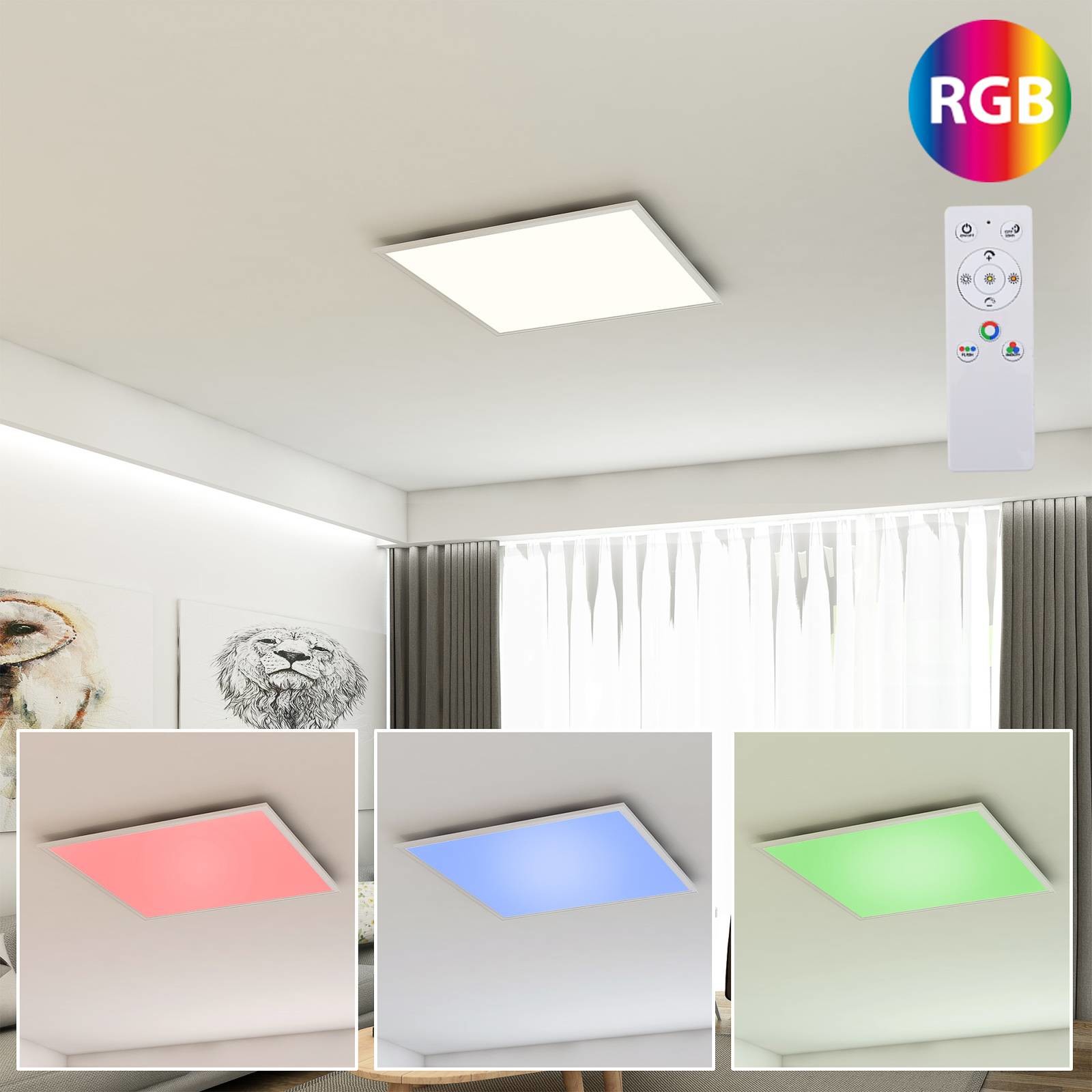 Briloner Panel LED Colour 45 cm x 45 cm z pilotem