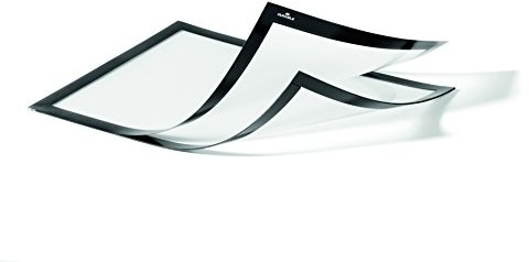 Durable 498501 Duraframe Magnetic Plus A4 498523 rama magnetyczna, woreczki a 2 sztuki, czarna, czarny 498501