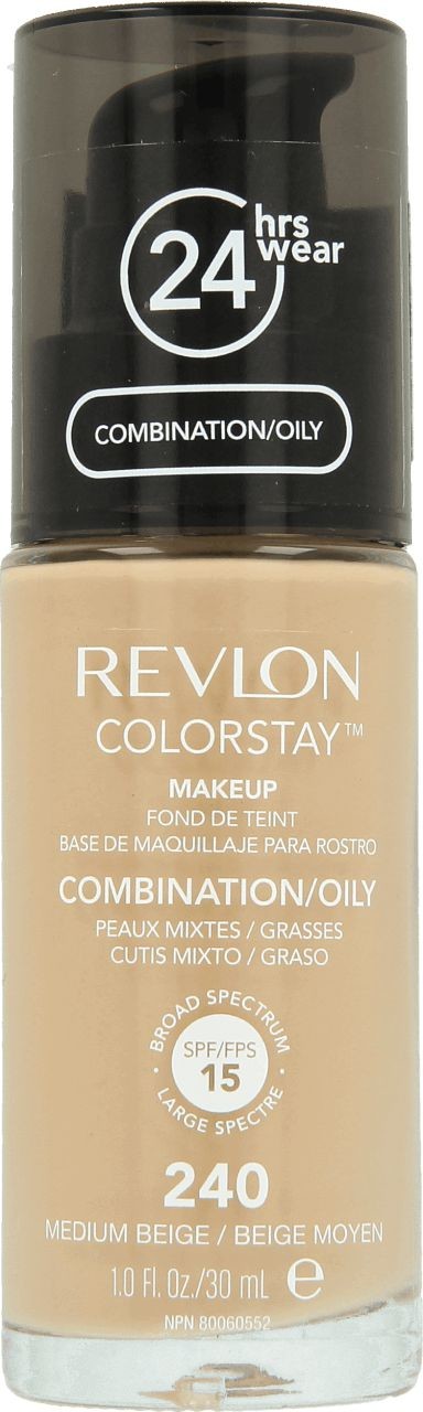 Revlon Colorstay Cera Mieszana/Tłusta 240 Medium Beige 30ml 309975410068