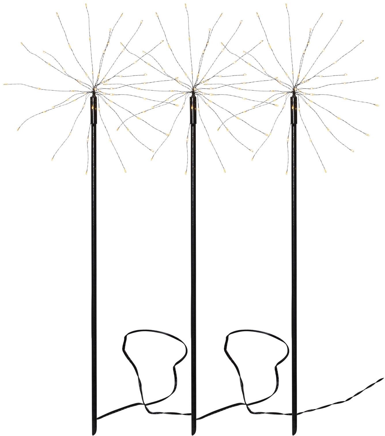 Best Season Oświetlenie LED Firework Outdoor 3szt. ciepła biel