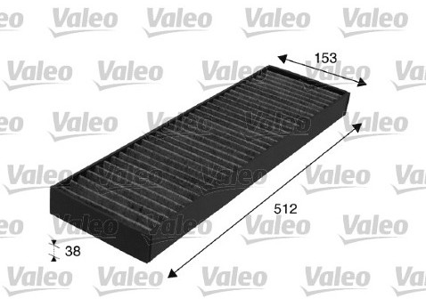 VALEO Filtr, przewietrzanie przestrzeni pasażerskiej 698713