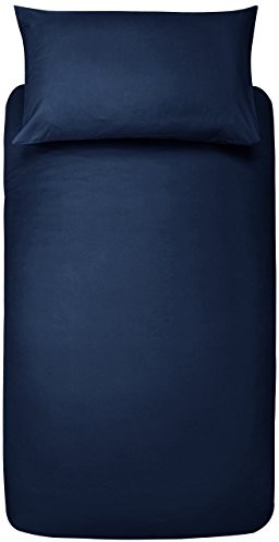 AmazonBasics zestaw pościeli z mikrofibry, różne kolory i rozmiary, niebieski morski, 135x200 cm DS-NBL-001