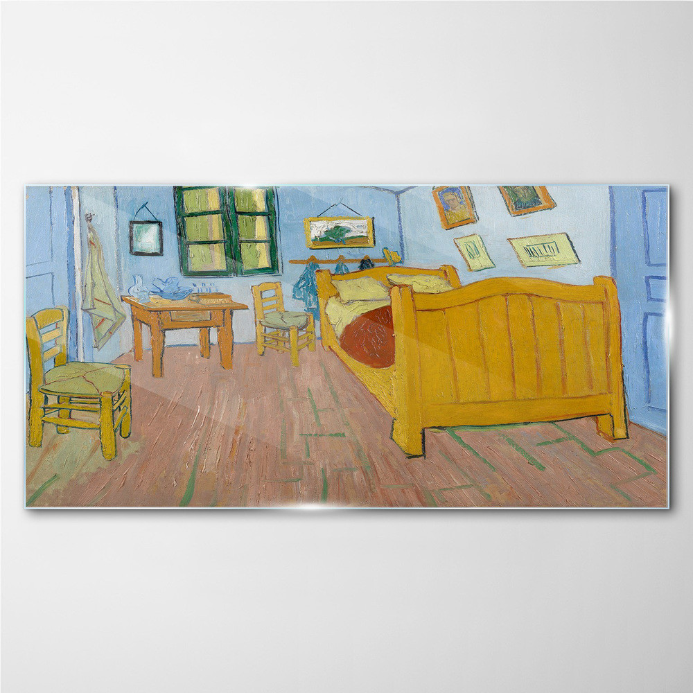 PL Coloray Obraz Szklany Sypialnia w Arles Van Gogh 140x70cm
