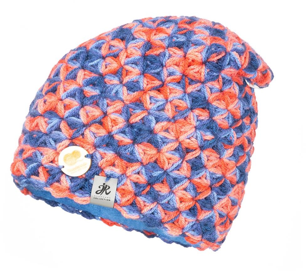 Zimowa ciepła czapka Handmade