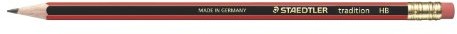 Staedtler tradition 110, ołówek automatyczny, drewno cedrowe, guma, HB, 12 sztuki z gumką 112-HB