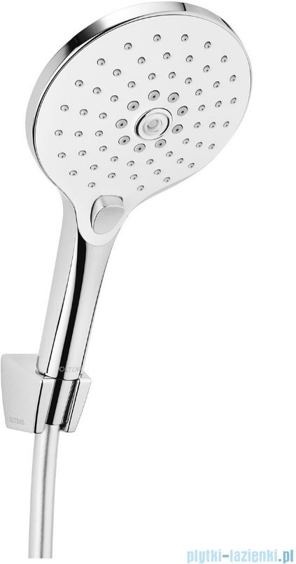 Oltens Saxan EasyClick Gide zestaw prysznicowy chrom/biały 36006110