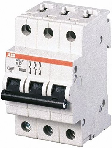 ABB Stotz S & J wyłącznik automatyczny bezpiecznik S203-K63 K, 6ka, 63 A, 3p system Pro M Compact wyłącznik nadmiarowo-prądowy 4016779551199 2CDS253001R0607-S203K63