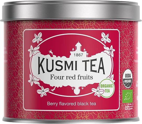 Kusmi Herbata czarna Four Red Fruits puszka 100 g 21715A1070
