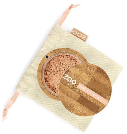ZAO COSM'ETIKA FRANCE Jedwabisty Podkład Mineralny w Pudrze, Beżowo-Pomarańczowy n°503, Zao Cosm'etika France, 15g