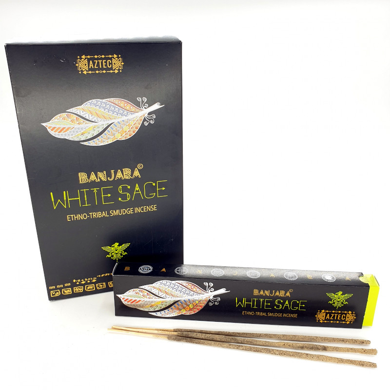 HD Kadzidełka BANJARA White Sage (biała szałwia) - 15g banjara09