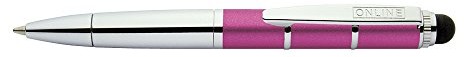 Online Schreibgeräte ONLINE 33661/3d  Piccolo Stylus ball point Pen, metallic pink 33661/3D