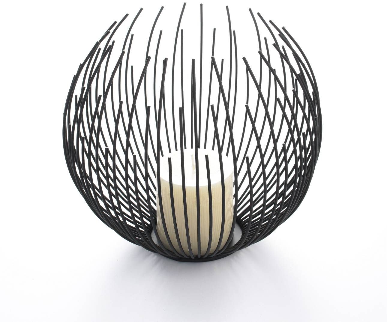 Dekoria Świecznik Kaliksta metal 22cm 22x22x22cm 809-572