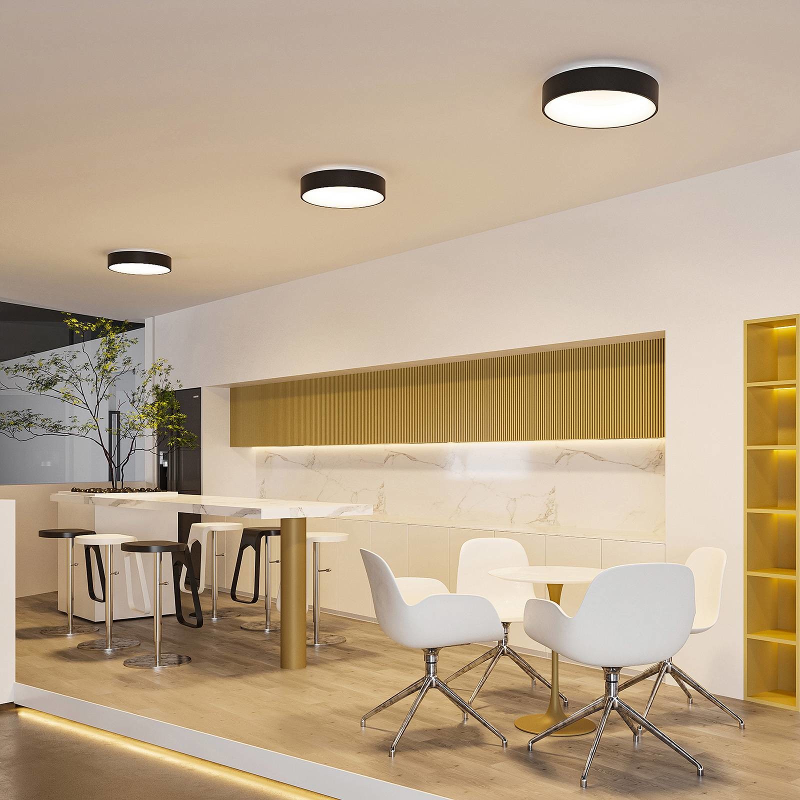 Arcchio Arcchio Aleksi lampa sufitowa LED  45 cm, okrągła