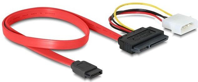 Delock Kabel do dysku DATA 0.5 m+ ZASILAJĄCY- WTYK COMBO (84230)