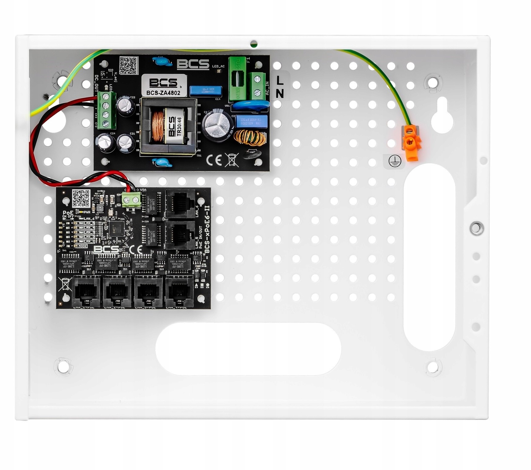 BCS Switch PoE Zasilacz IP4/E-S