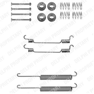 DELPHI Zestaw dodatków, szczęki hamulcowe LY1302