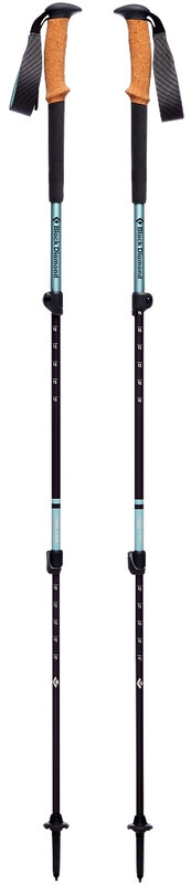 Black Diamond Trail Cork Trekking Poles Women, alpine lake 100-125cm 2021 Kijki BD1125273000ALL1