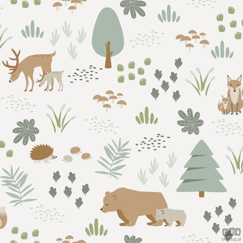 Esta Home Forest Friends 139247 tapeta ścienna 139247