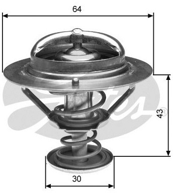 GATES Termostat ukadu chodzenia TH27082G1