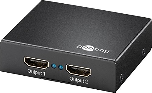 Goobay 58977 HDMI Splitter Ultra HD 4 K/2 K Czarny 58977