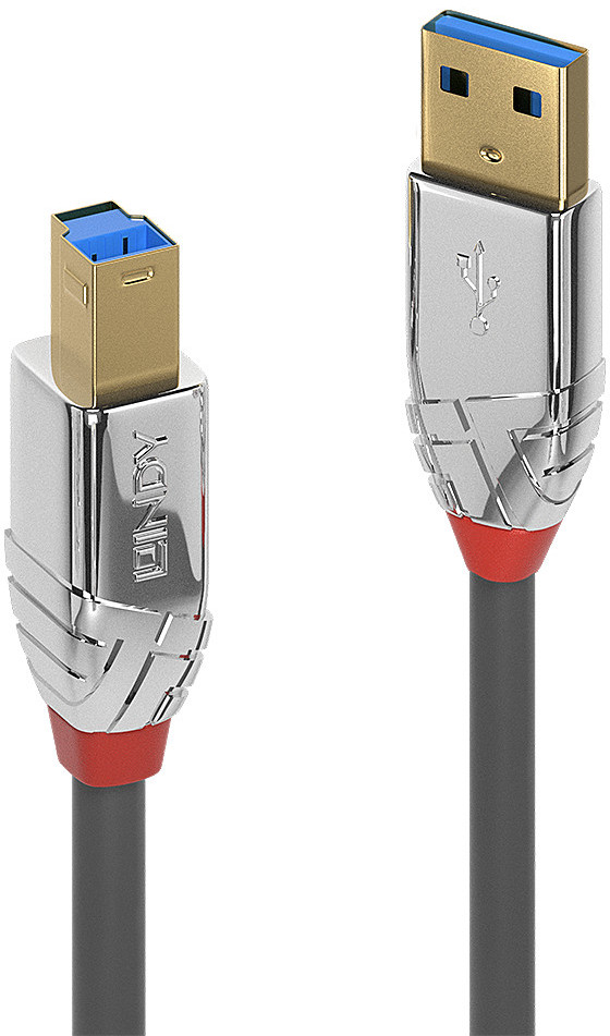 Lindy 36664 Kabel USB 3.0/3.1 A-B Cromo Line 5m LY-36664