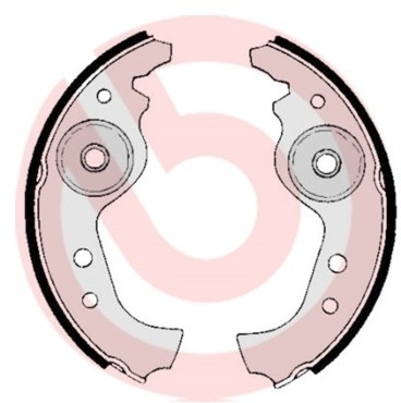 BREMBO Zestaw szczęk hamulcowych S 23 501