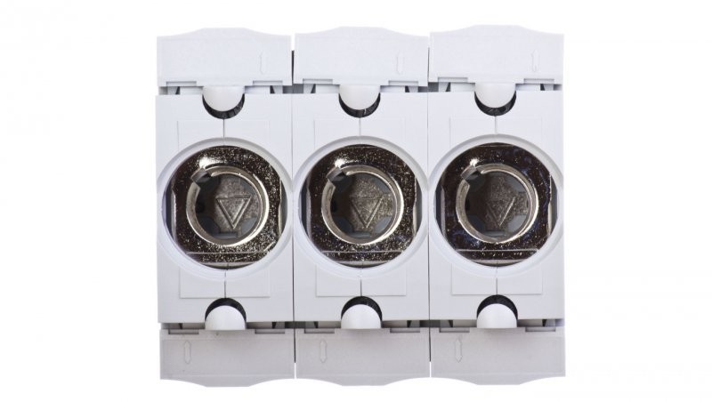 Hager polo Gniazdo bezpiecznikowe na szynę 3P D01 16A 400V SIS/D01/3 LD047 LD047