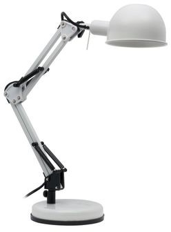 Kanlux Lampka biurkowa Pixa KT-40-W, biała, 40 W