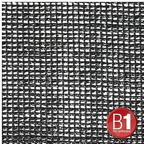 Adam Hall Adam Hall 0158 X 56 B - Gaza typu 203, 5 x 6 m, z oczkami, czarna 0158X56B