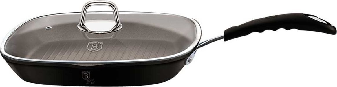 Berlinger Haus Patelnia PATELNIA GRILLOWA TYTANOWA 28cm BLACK PROFESSIONAL LINE BH-6130 BH-6130