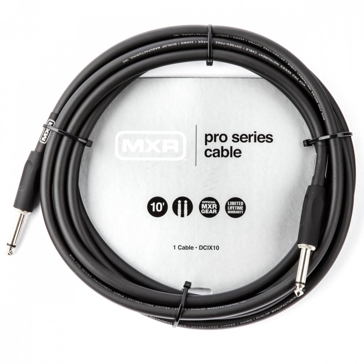 DUNLOP MXR MXR DCIX10 kabel gitarowy 3m prosty