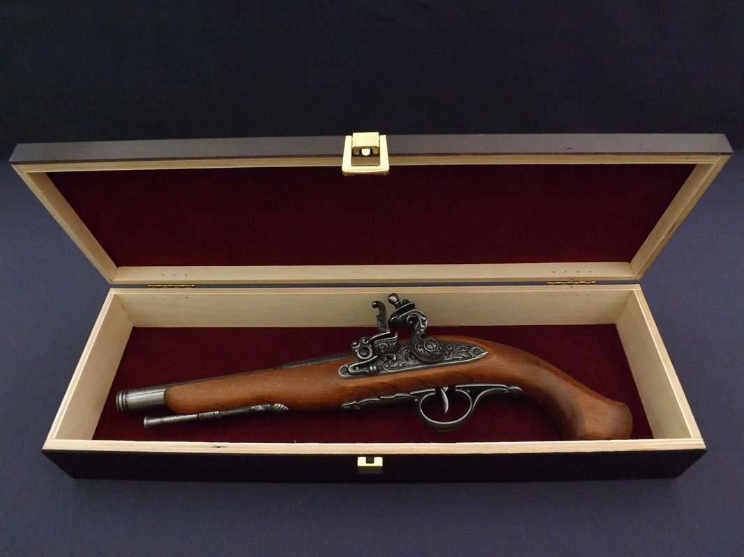 Denix SA REPLIKA PIRACKIEGO PISTOLETU W PUDEŁKU MODEL 1129G+P01 1129G+P01