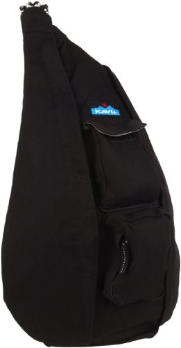 KAVU kavu Rope Bag  jedyny w swoim rodzaju Tiger Outdoor Cross Body plecak podejmuje każdego dnia codziennego i sprawia, że staje się on o styl, czarny, w rozmiarze uniwersalnym 923-20