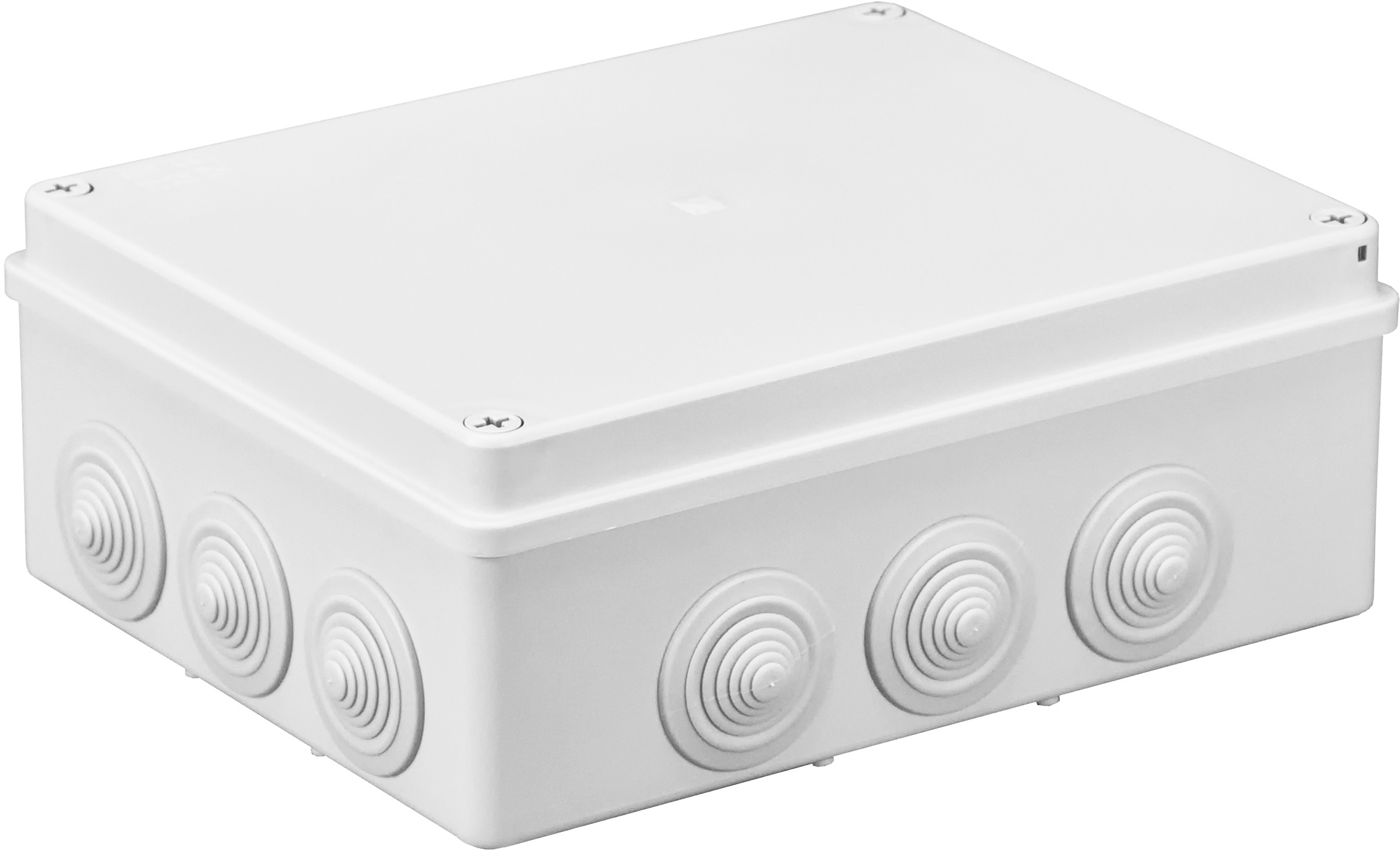 Pawbol Puszka natynkowa 12 dławików IP65 240x190x90 biały S-BOX 506B