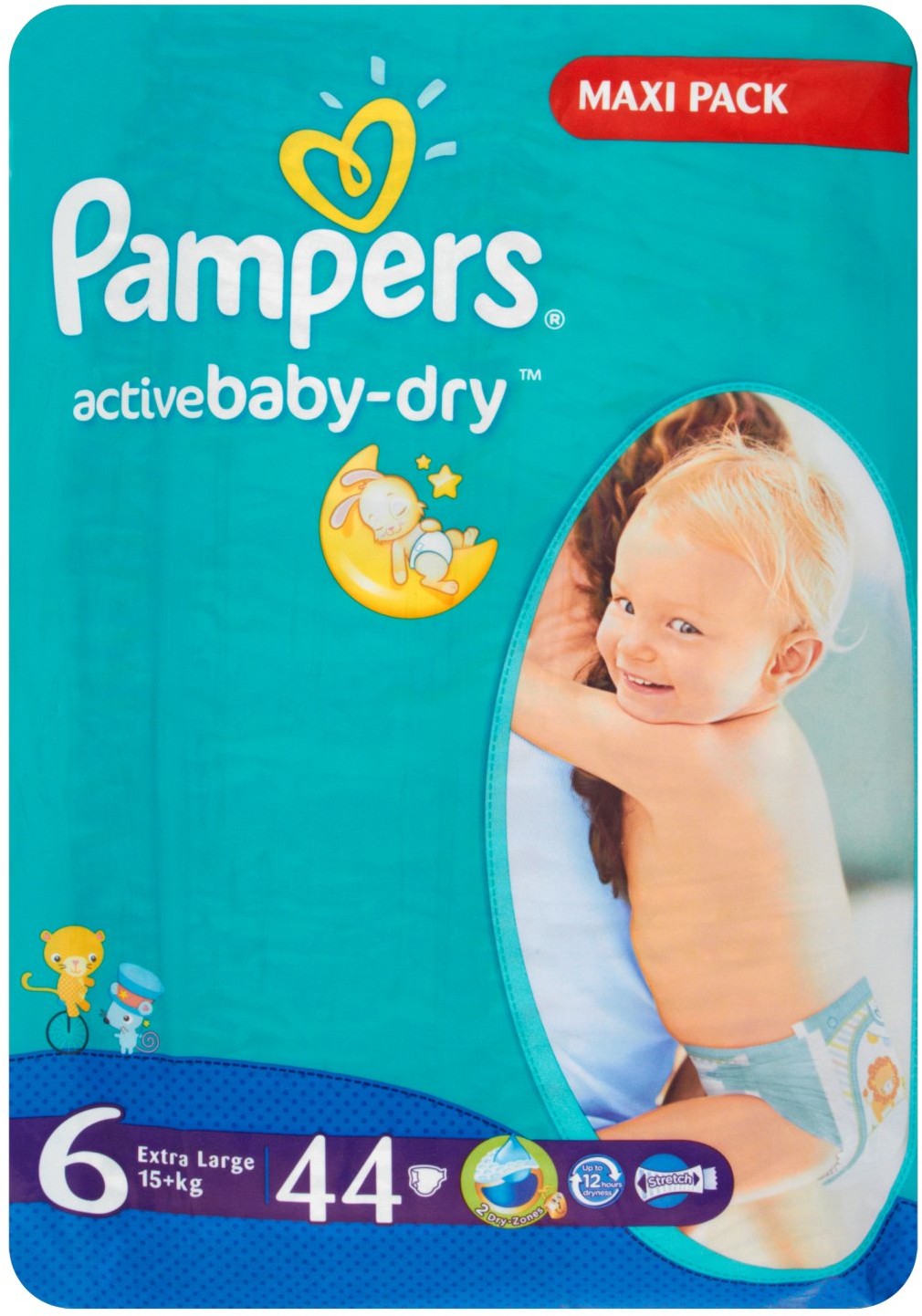 PAMPERS PAMPERS ACTIVE BABY S6 13-18KG 44SZT